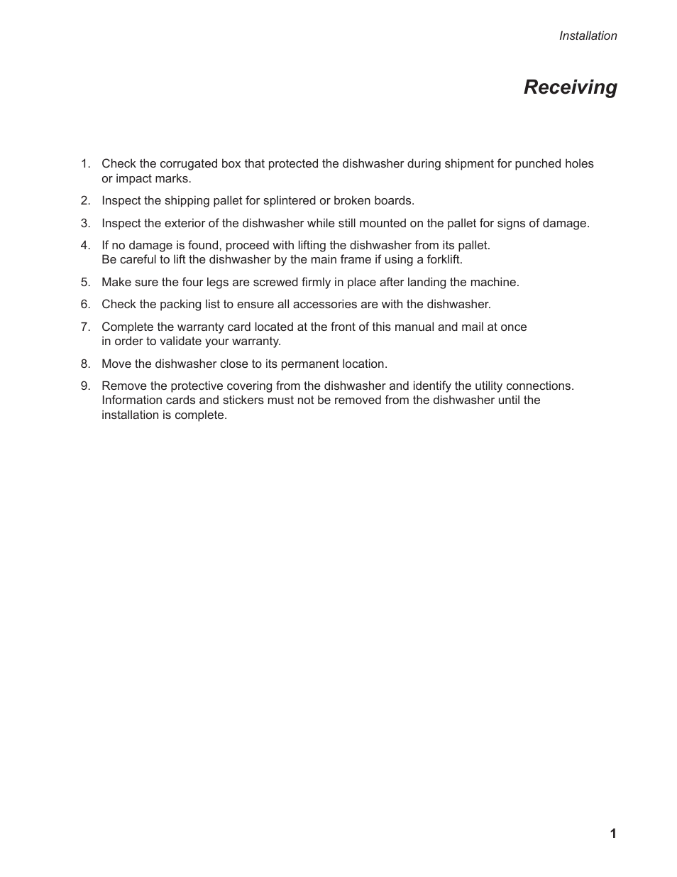 301ht_1-42_114150_199.pdf, Receiving | Moyer Diebel 301HT M2 User Manual | Page 9 / 50
