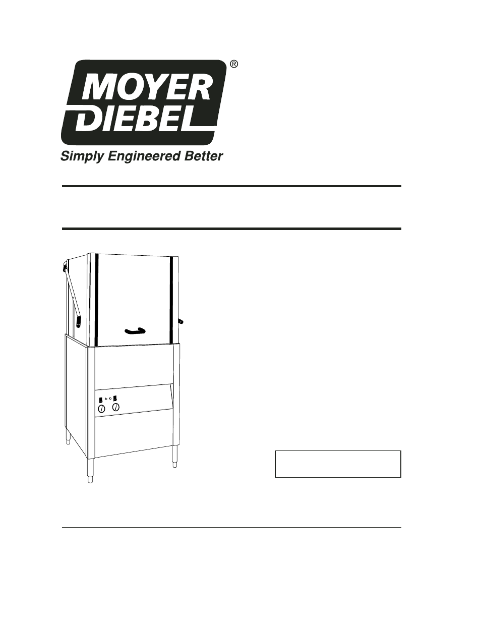 Moyer Diebel MH-60M5 User Manual | 76 pages