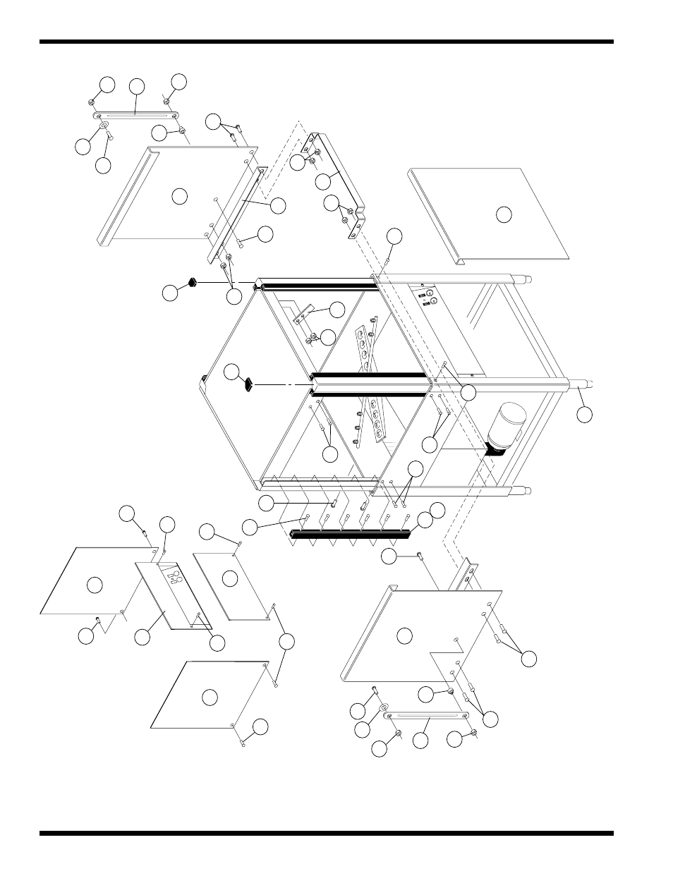 34 replacement parts, Figure 22 - door assemblies and panels panels | Moyer Diebel MH-6NM2 User Manual | Page 36 / 68