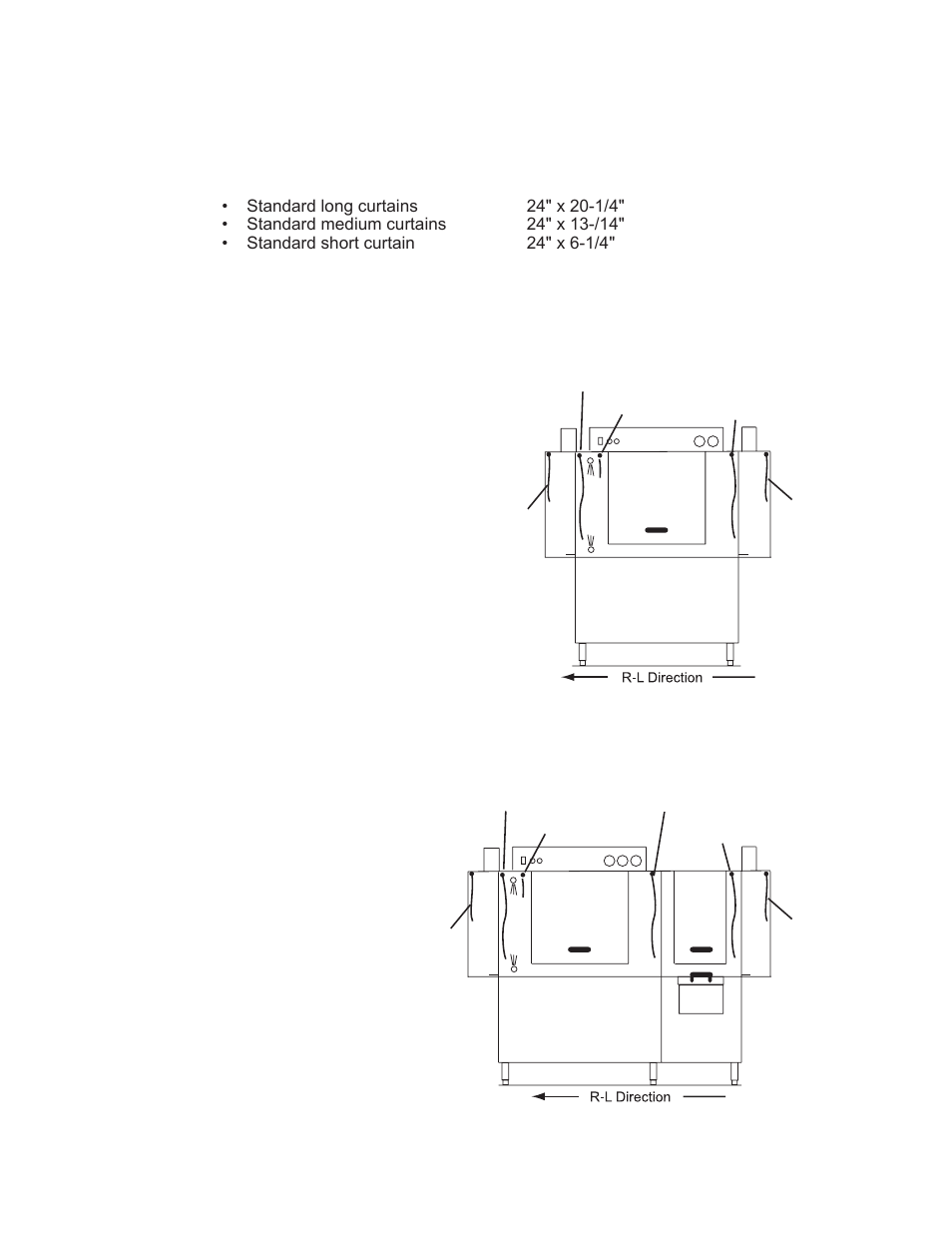 Curtain locations | Moyer Diebel MD-66 User Manual | Page 15 / 100