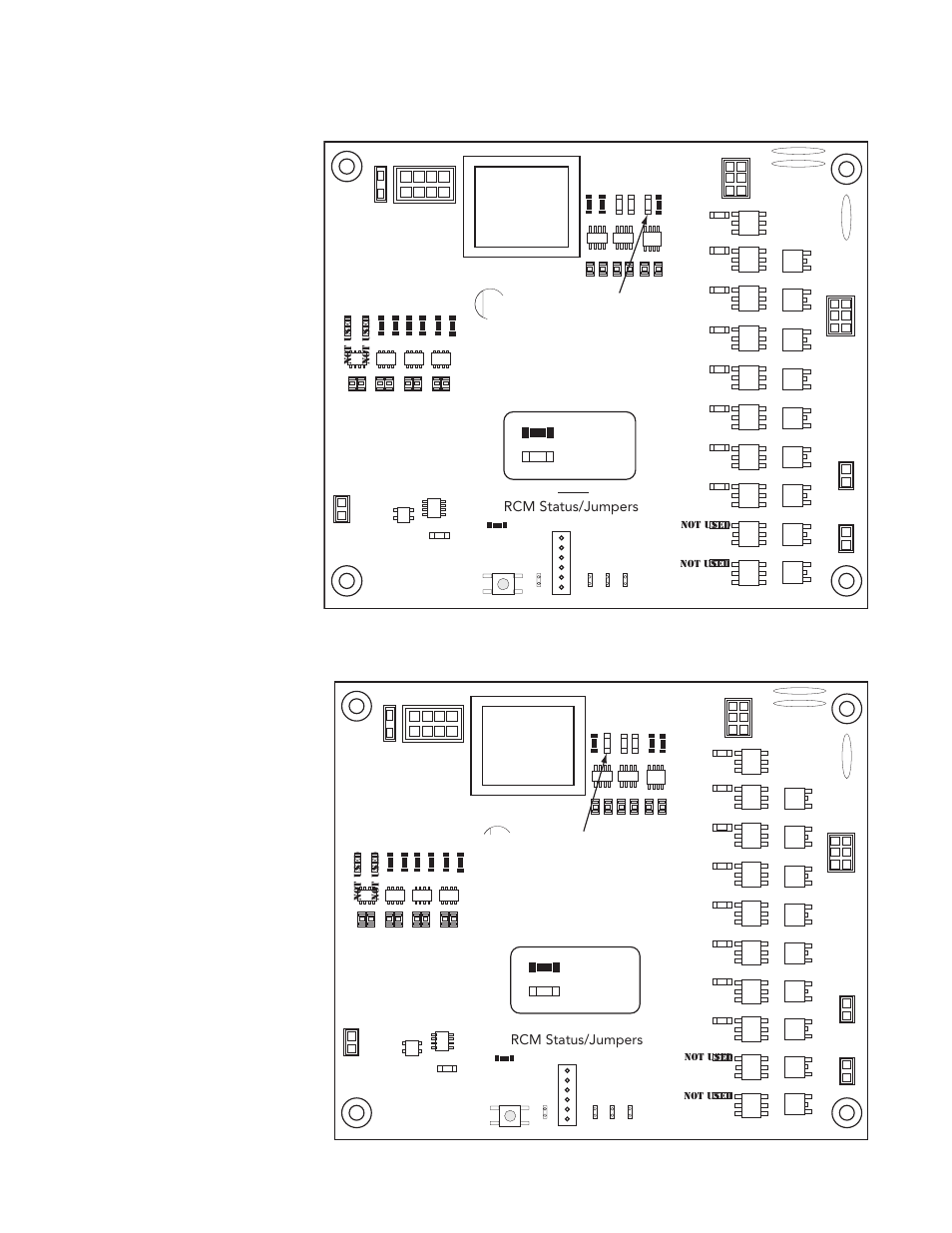 Door opened while dishwasher is in-cycle plate 7, Plate 8, Rack control module operation | Rcm status/jumpers | Moyer Diebel MD-66 User Manual | Page 93 / 100