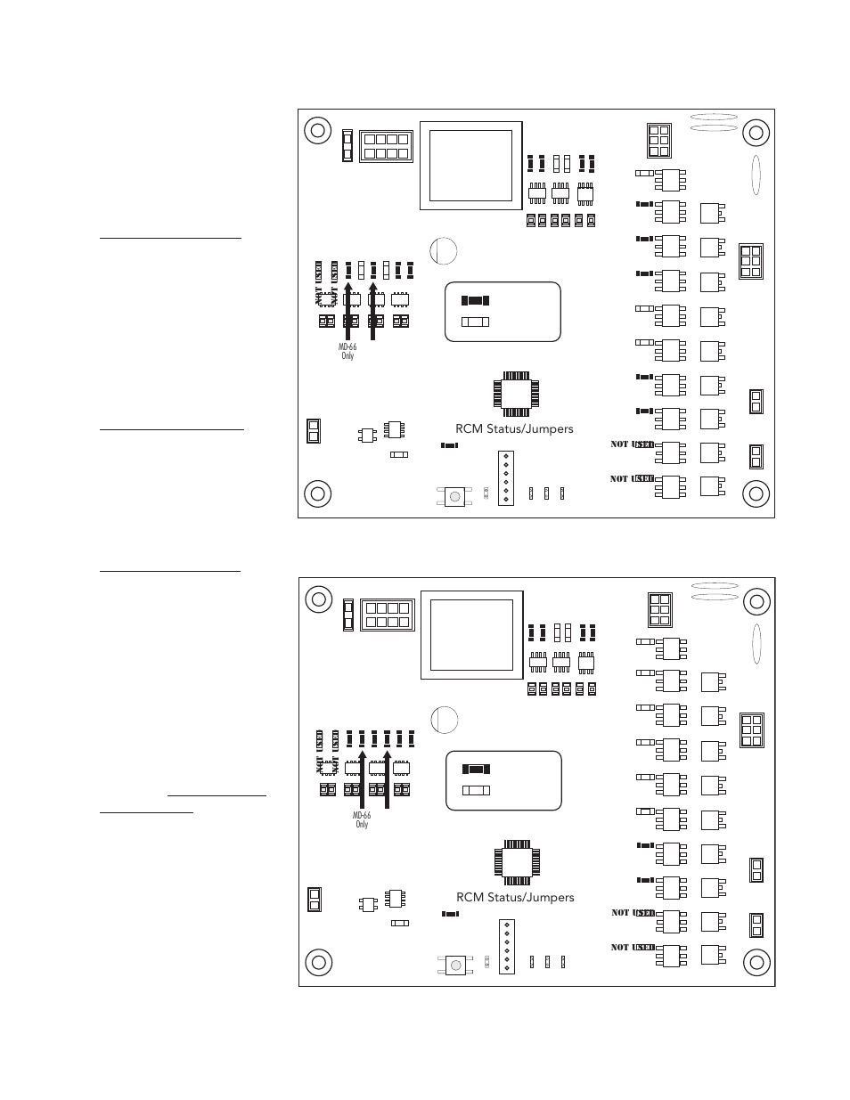 Important, 87 float operation during initial fill, Plate 11 | Rack control module operation, Rcm status/jumpers | Moyer Diebel MD-66 User Manual | Page 95 / 100