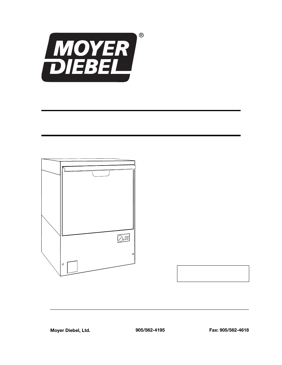 Moyer Diebel 401-HTN User Manual | 51 pages