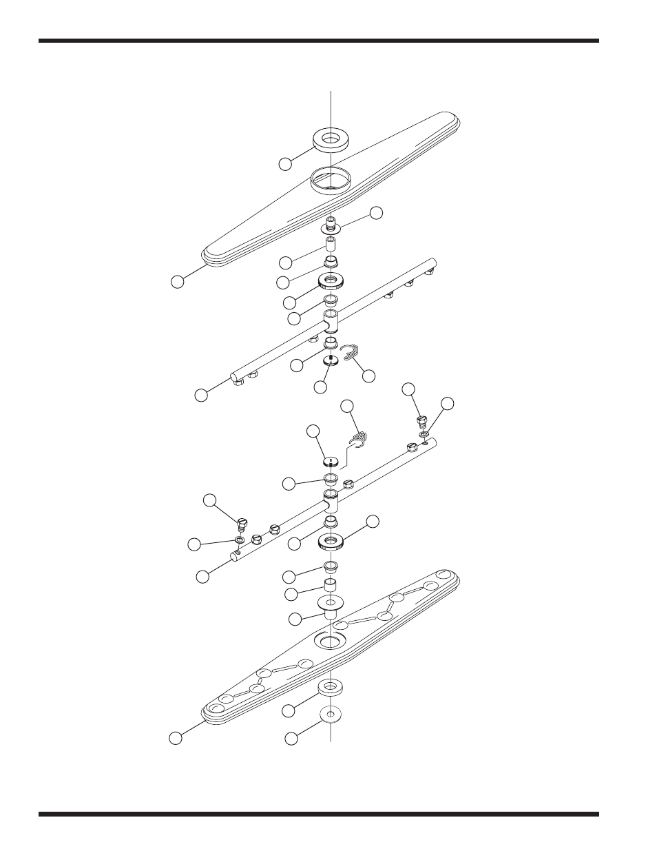 20 part 3: replacement parts, Figure 3.5- wash and rinse spray arms | Moyer Diebel MH65-M2 User Manual | Page 28 / 51