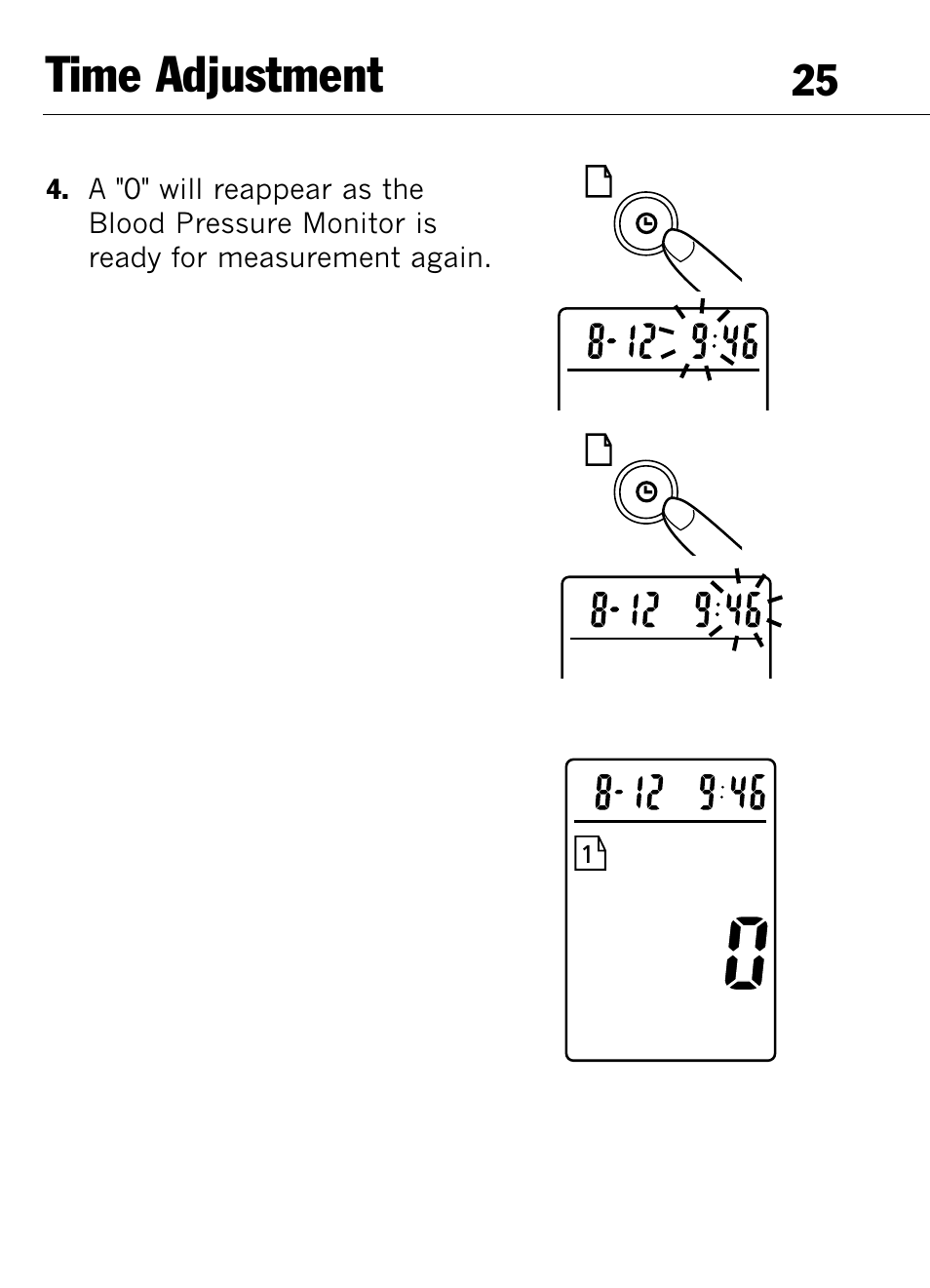 Time adjustment | Mark Of Fitness 1140 User Manual | Page 25 / 31