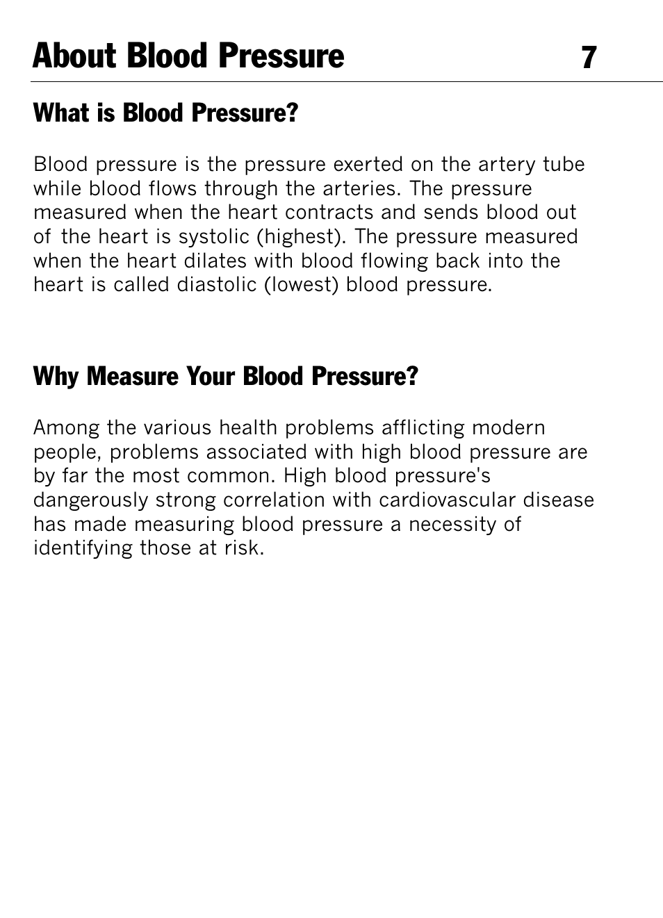 About blood pressure | Mark Of Fitness 1140 User Manual | Page 7 / 31