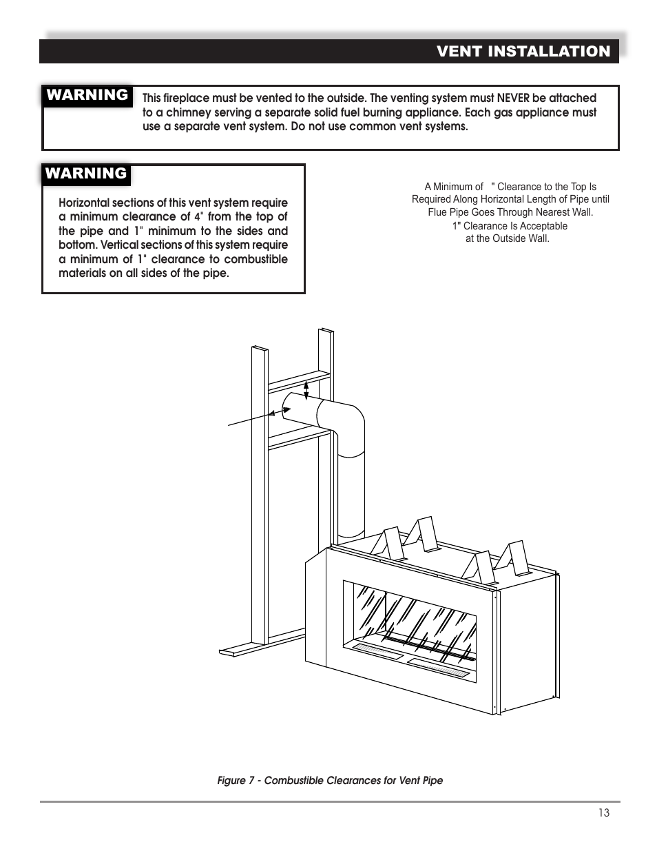 Mastic Spark Modern Fires 91P User Manual | Page 13 / 42