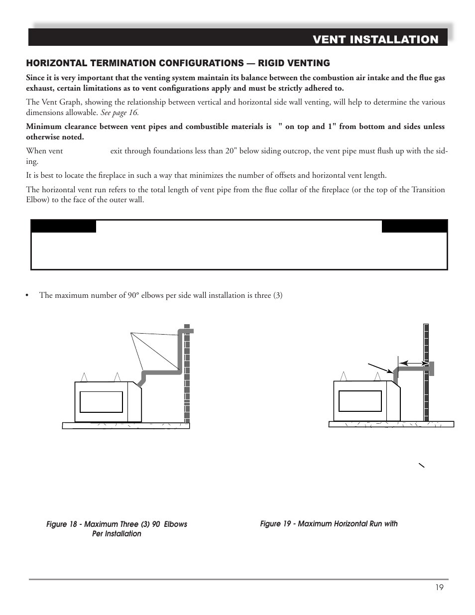 Vent installation, For state of massachusetts | Mastic Spark Modern Fires 91P User Manual | Page 19 / 42