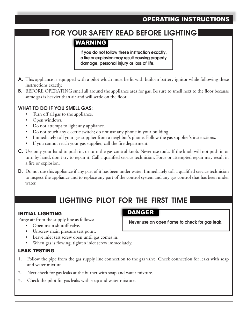 Mastic Spark Modern Fires 91P User Manual | Page 31 / 42