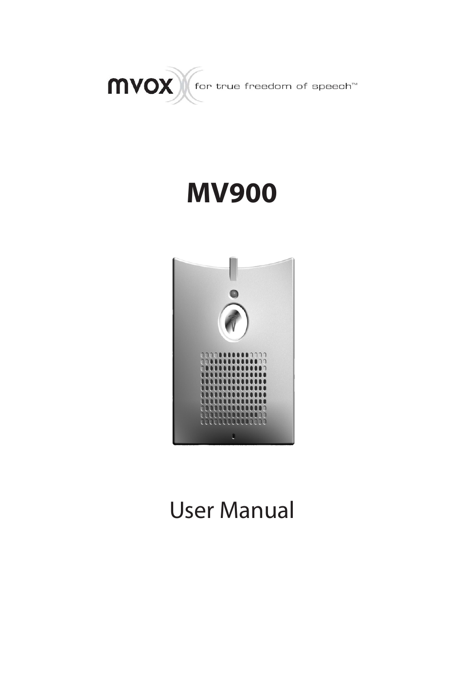 MVOX electronic MV900 User Manual | 16 pages