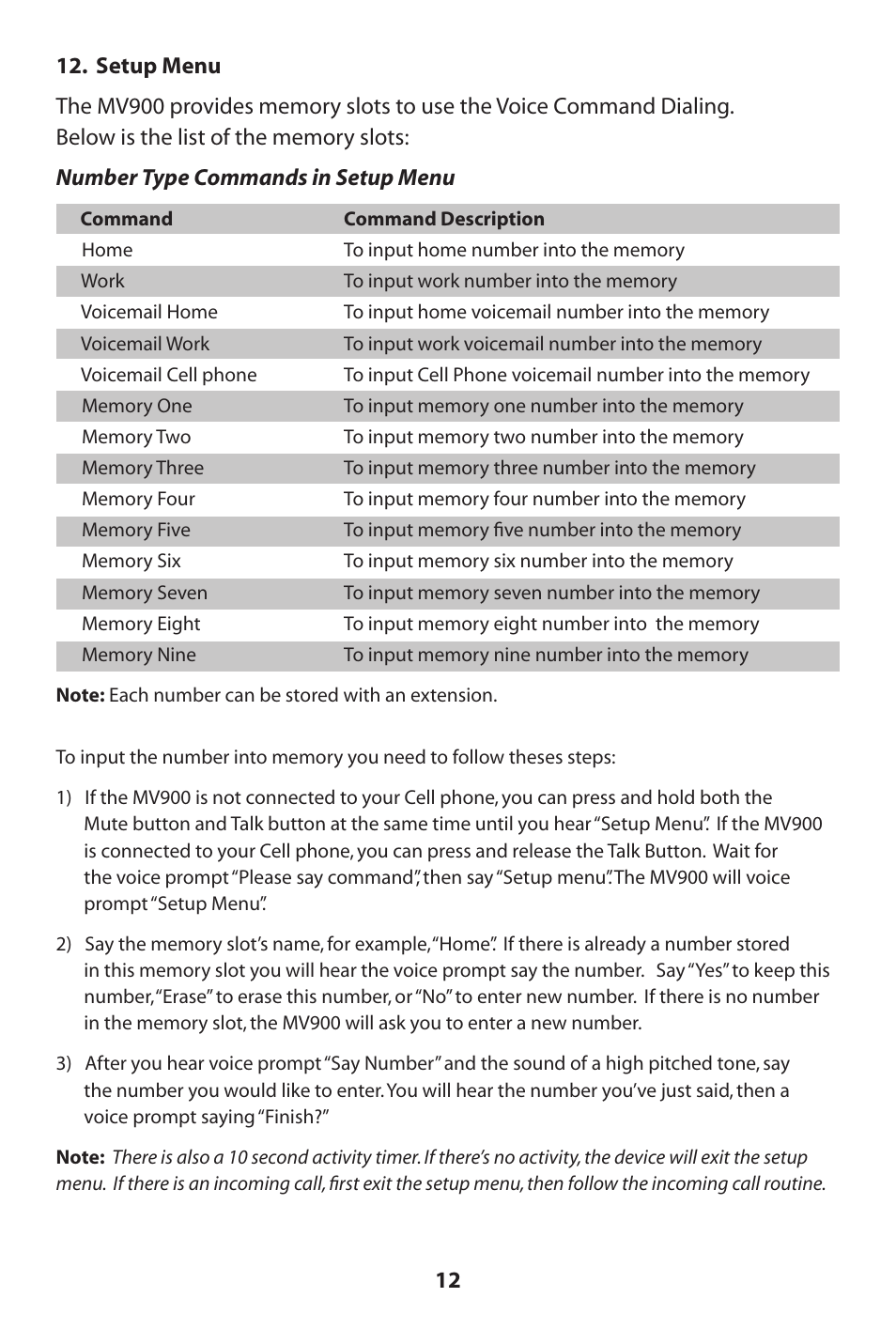 MVOX electronic MV900 User Manual | Page 13 / 16