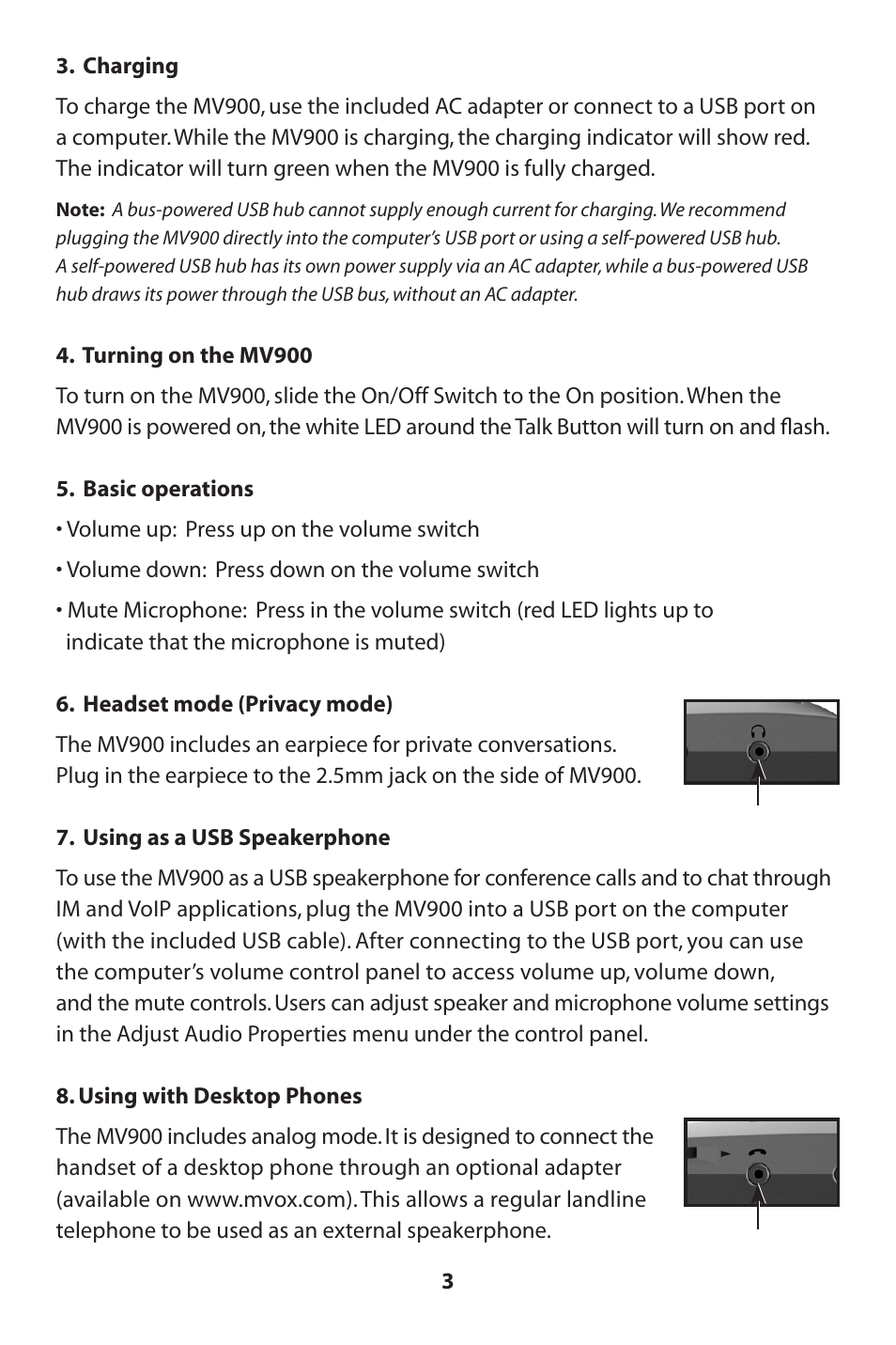 MVOX electronic MV900 User Manual | Page 4 / 16