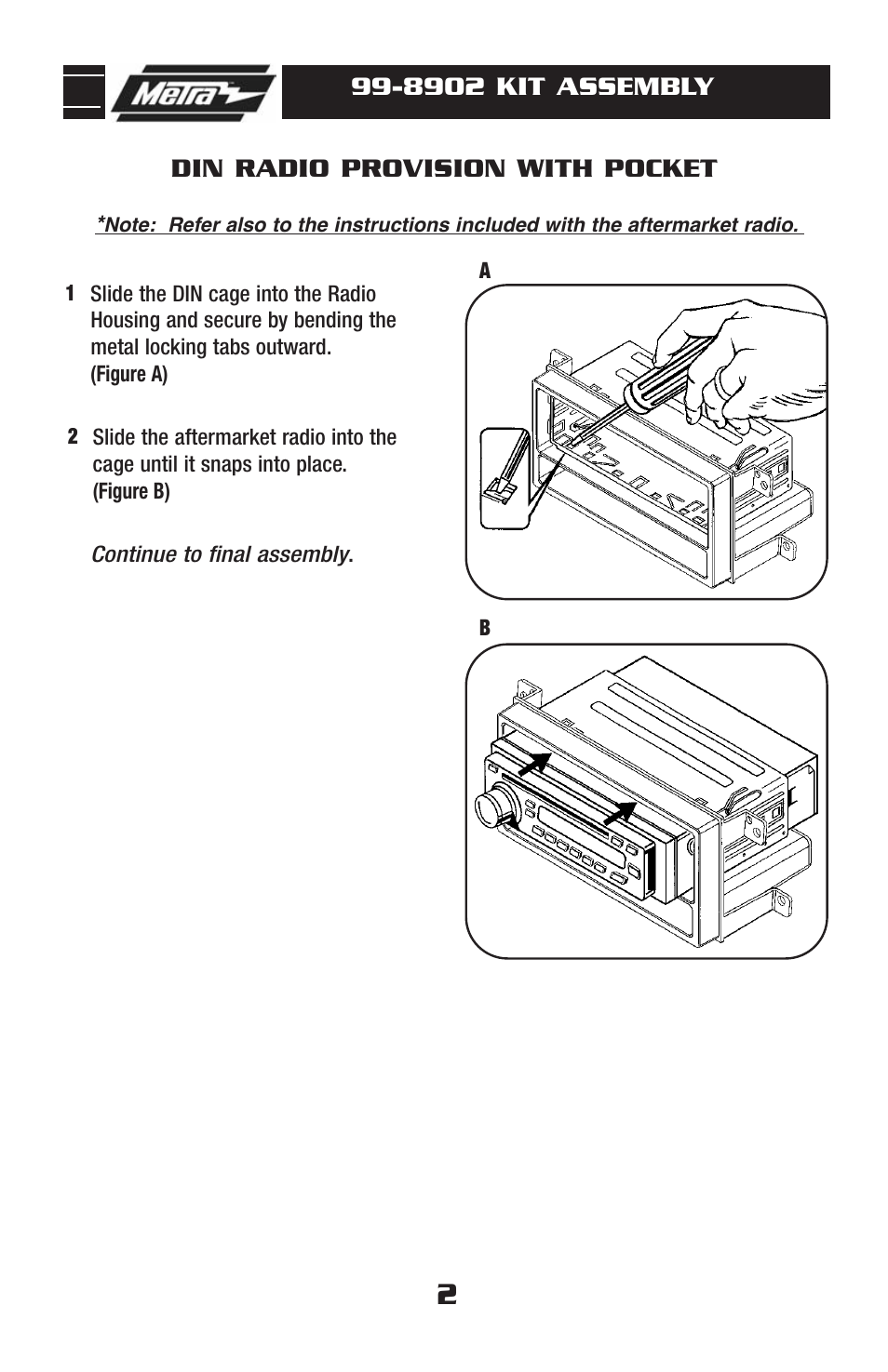 Metra Electronics Car Stereo System User Manual | Page 4 / 8