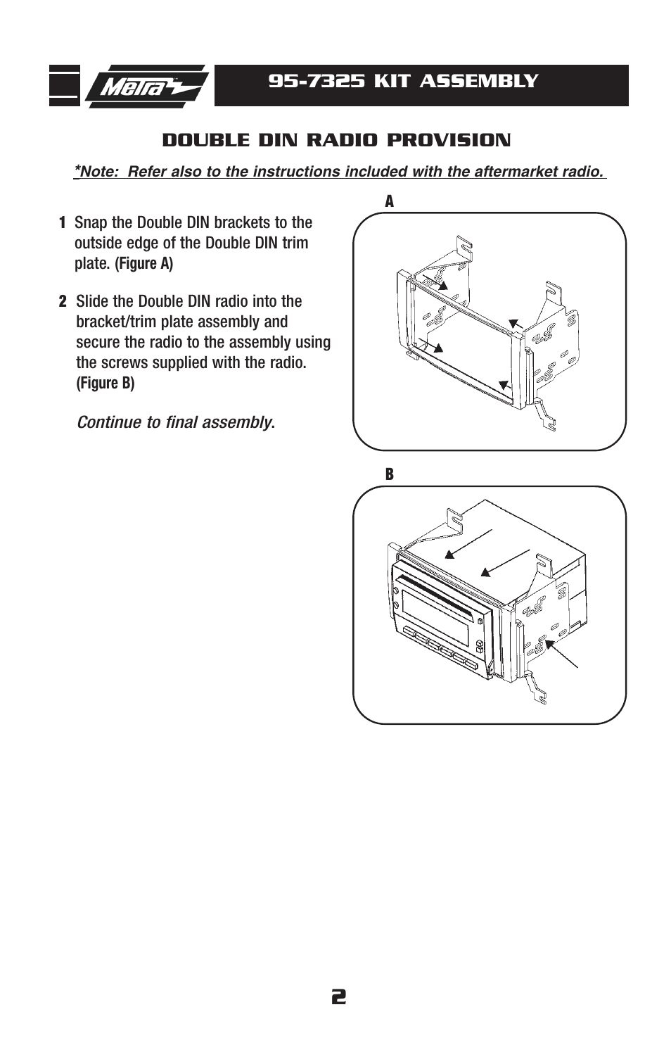 Metra Electronics 95-7325 User Manual | Page 4 / 8