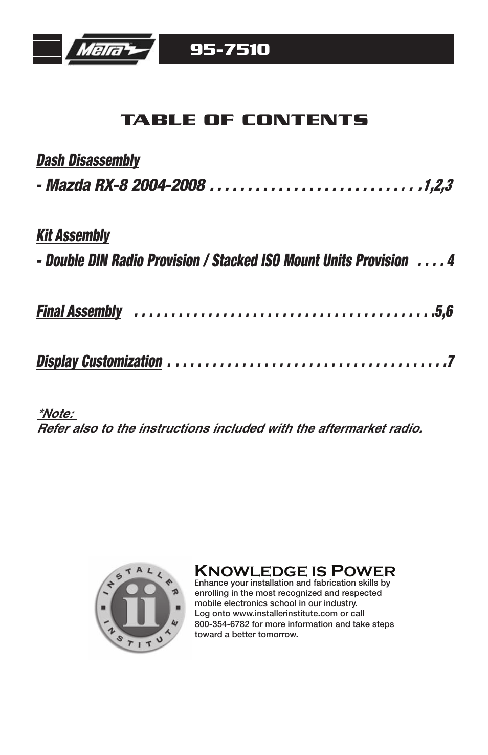Metra Electronics 95-7510HG User Manual | Page 2 / 12