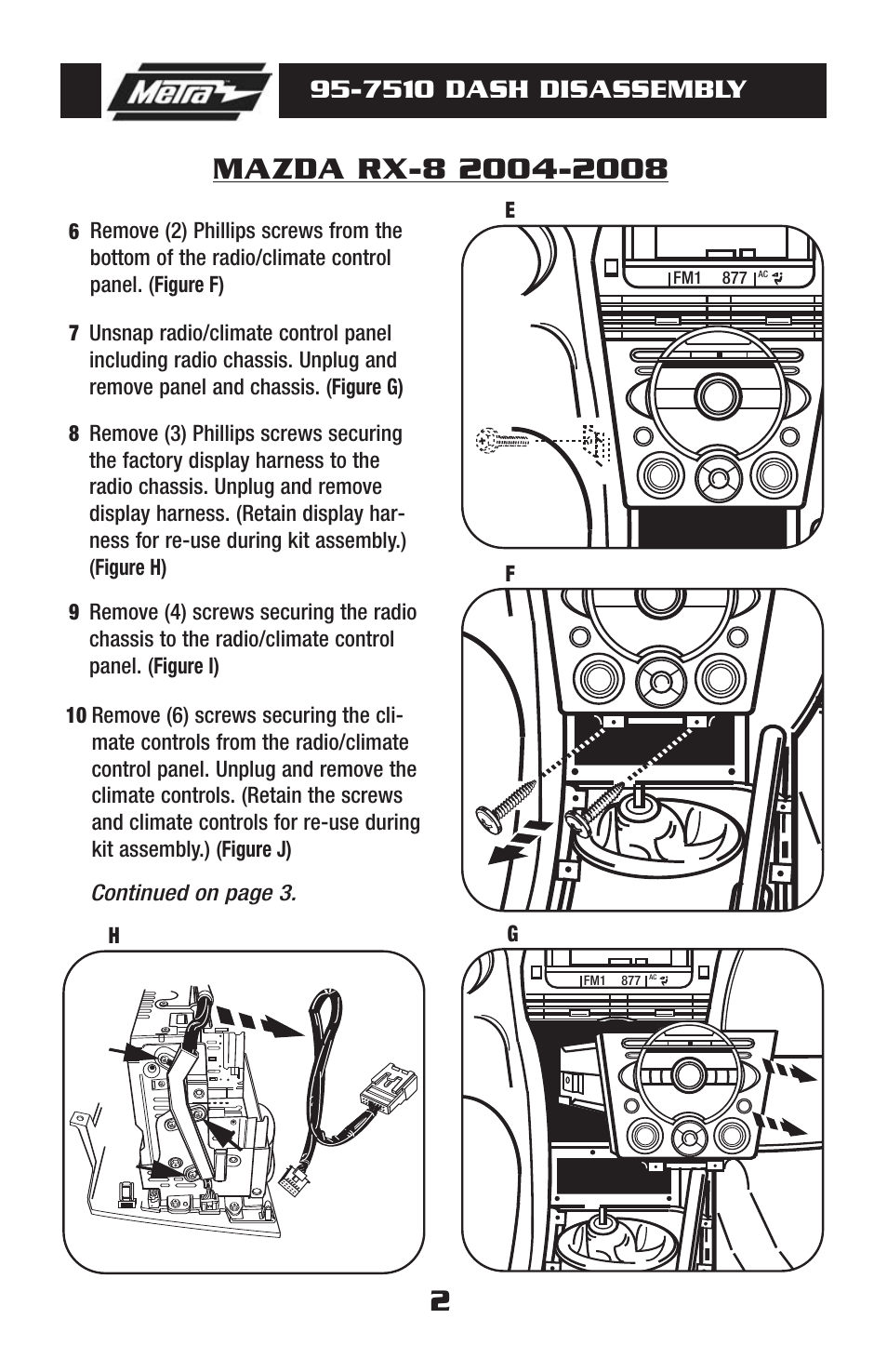 7510 dash disassembly | Metra Electronics 95-7510HG User Manual | Page 4 / 12