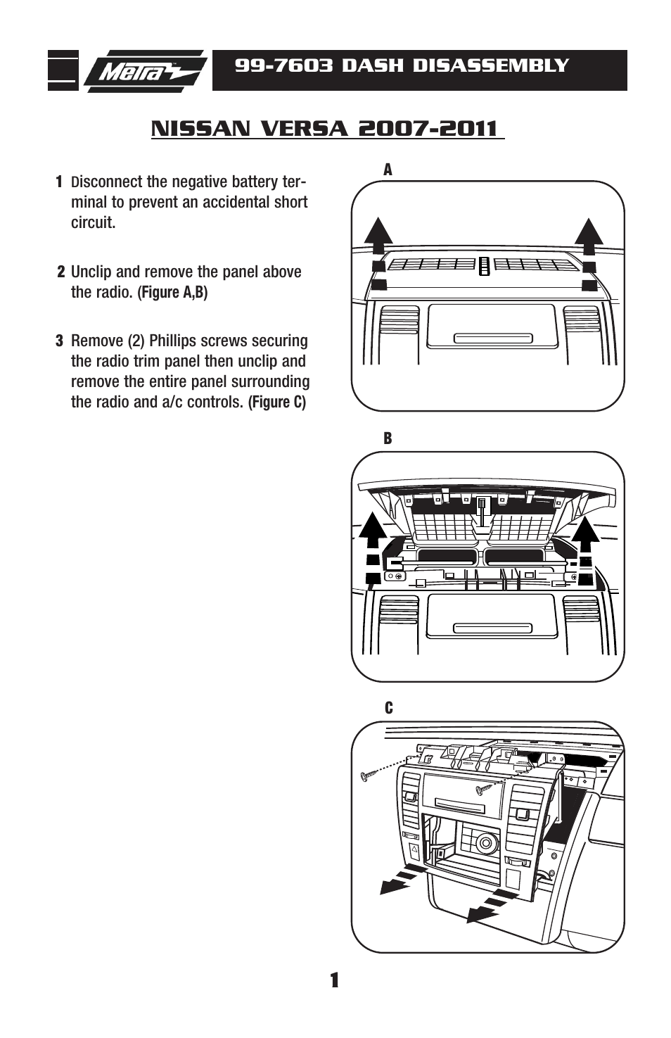 Metra Electronics METRA 99-7603 User Manual | Page 3 / 12