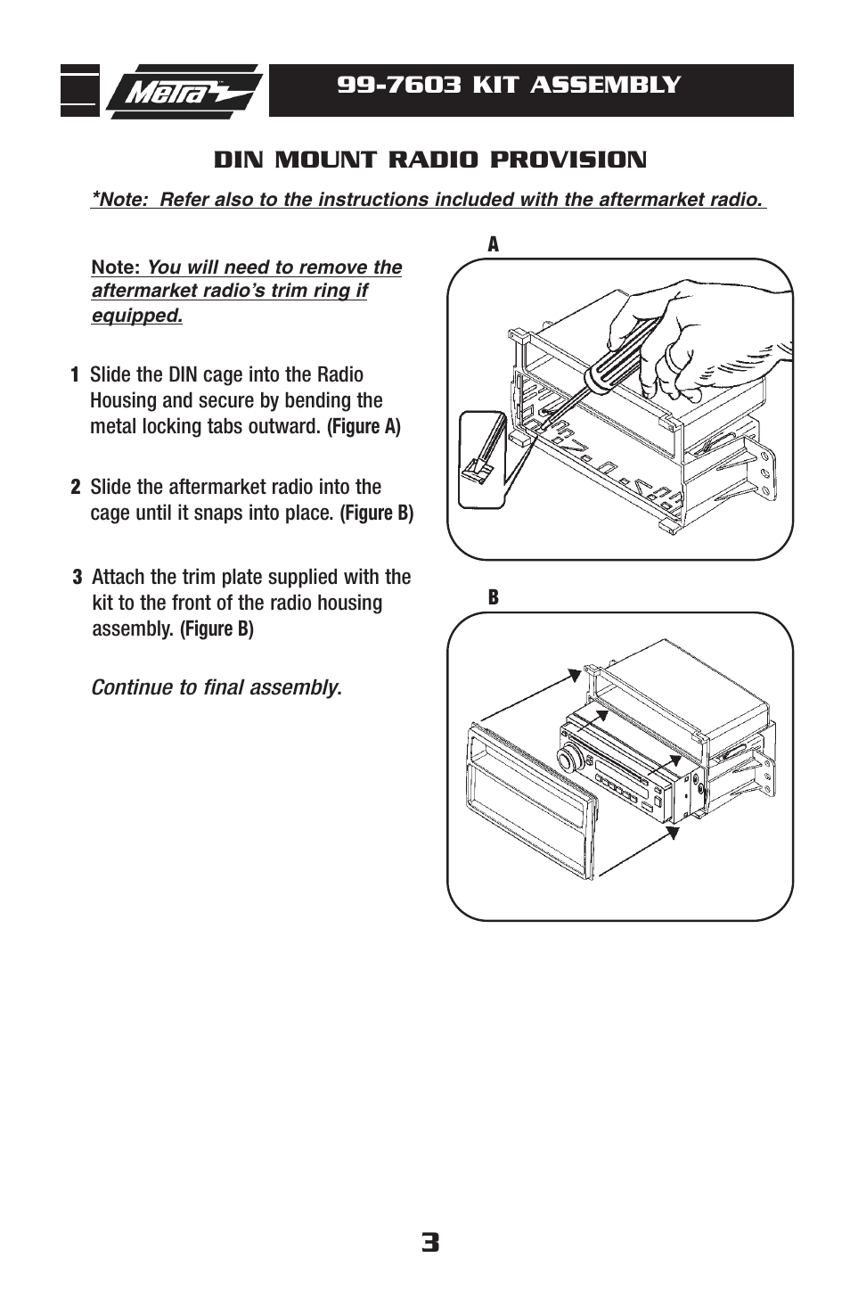 Metra Electronics METRA 99-7603 User Manual | Page 5 / 12
