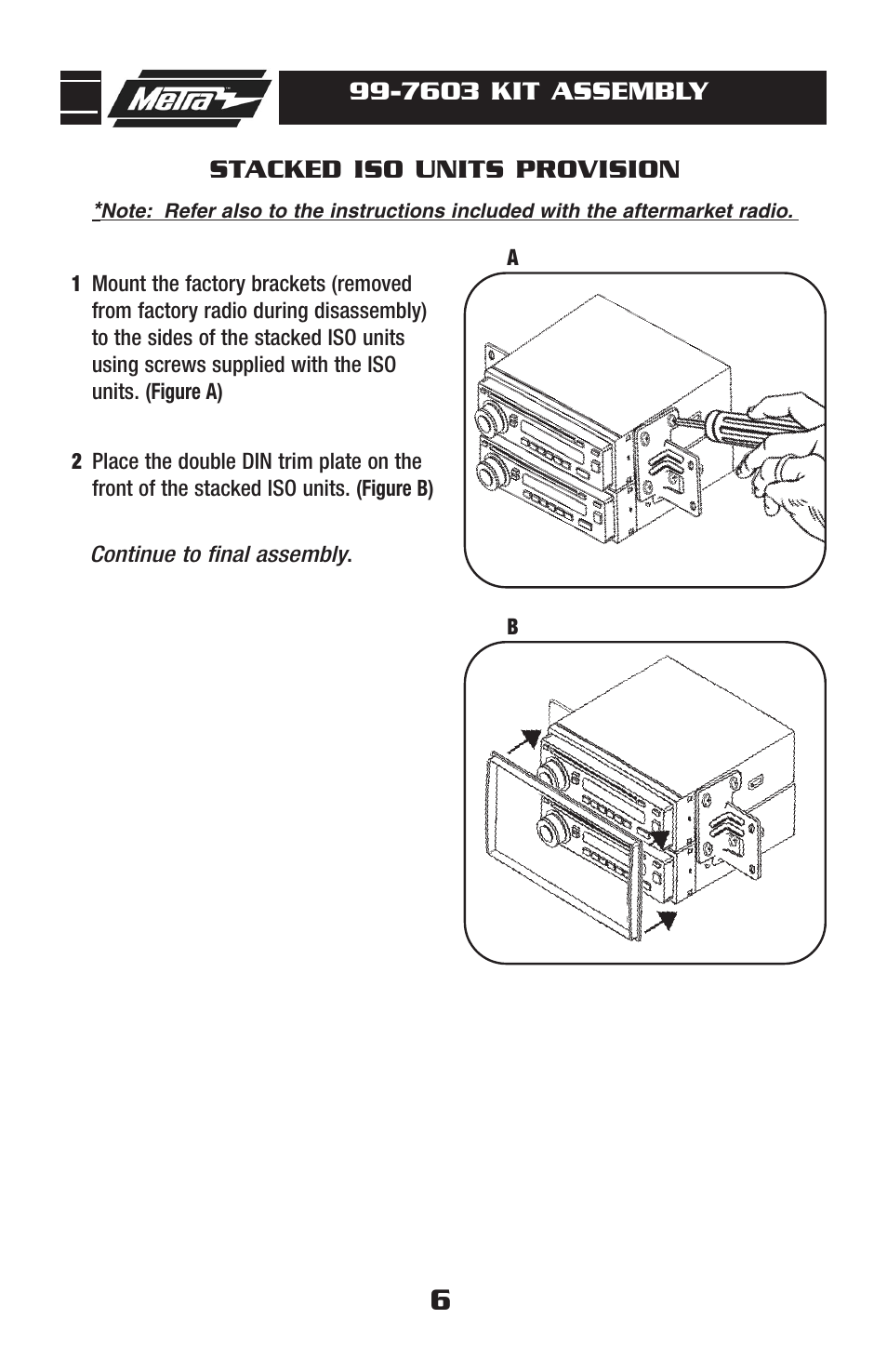 Metra Electronics METRA 99-7603 User Manual | Page 8 / 12