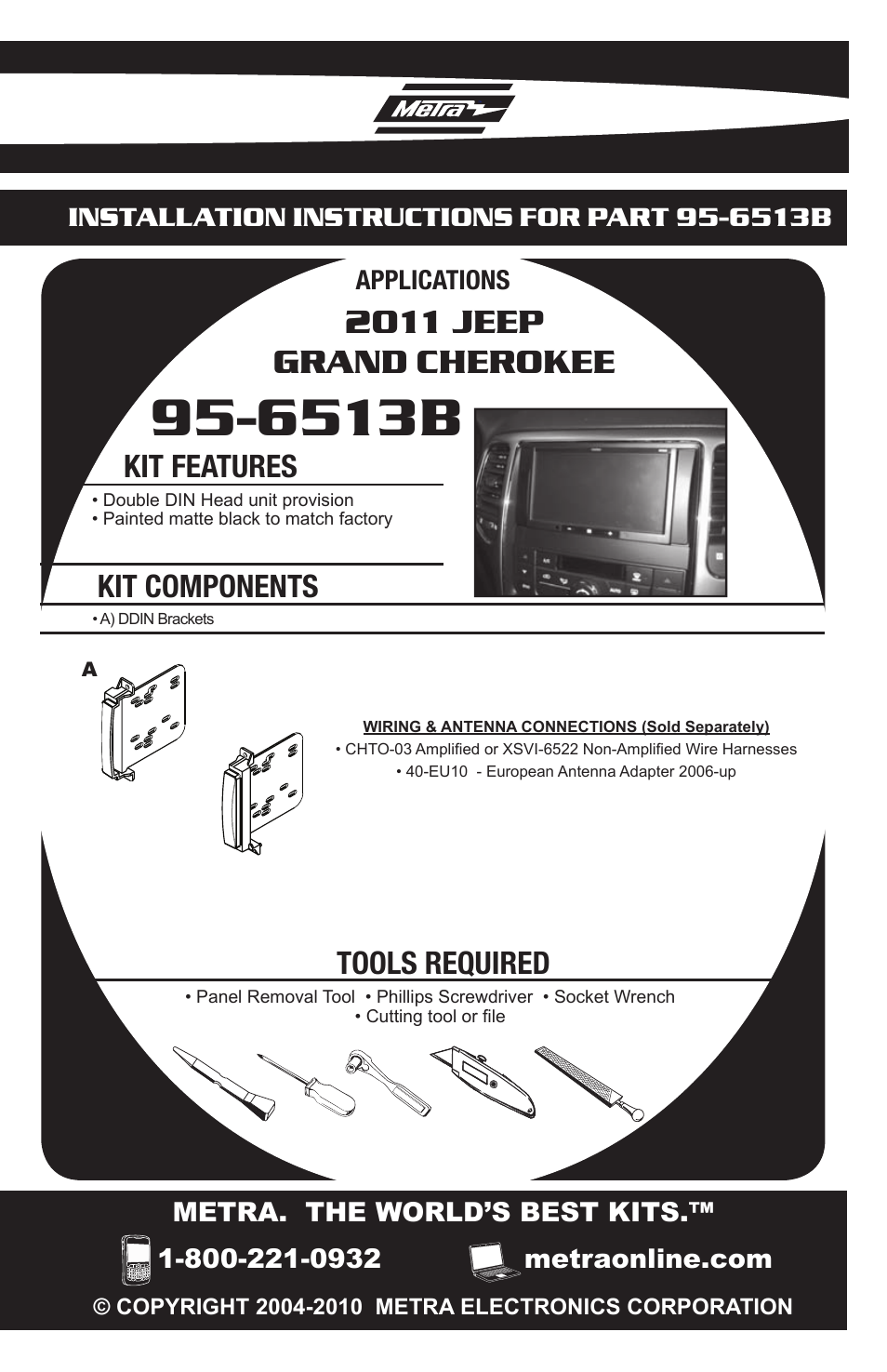 Metra Electronics 95-6513B User Manual | 12 pages