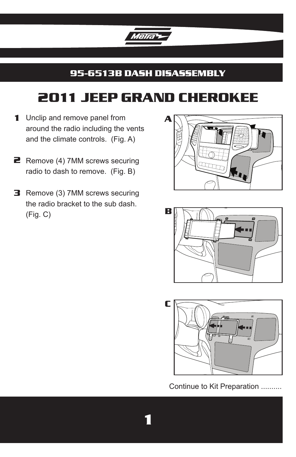 2011 jeep grand cherokee | Metra Electronics 95-6513B User Manual | Page 3 / 12