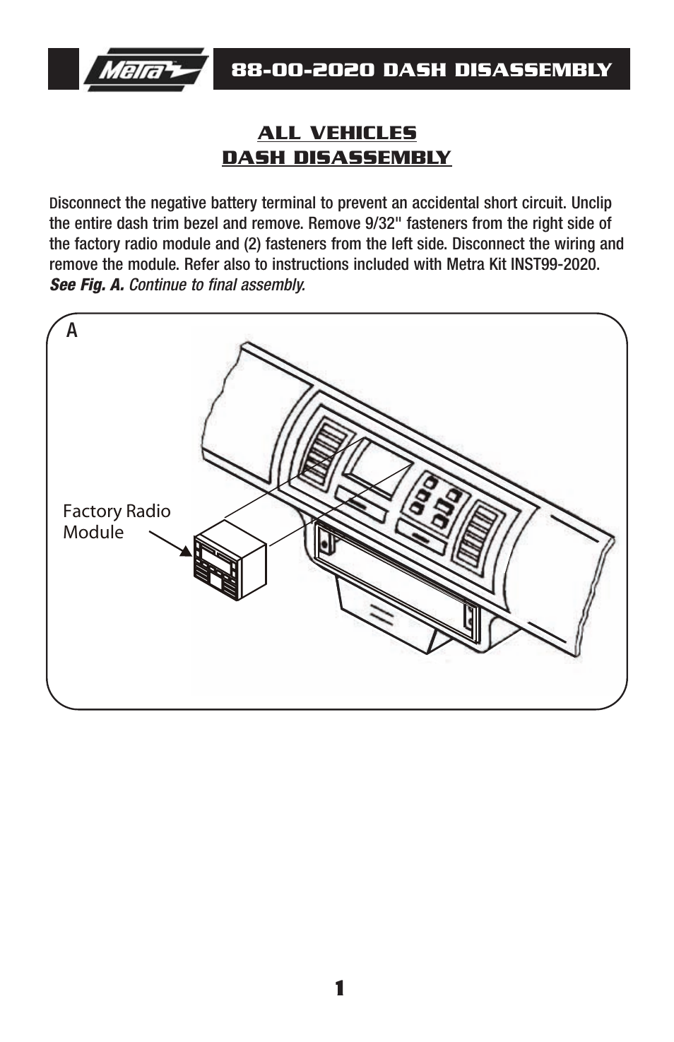 Metra Electronics 88-00-2020 User Manual | Page 3 / 4