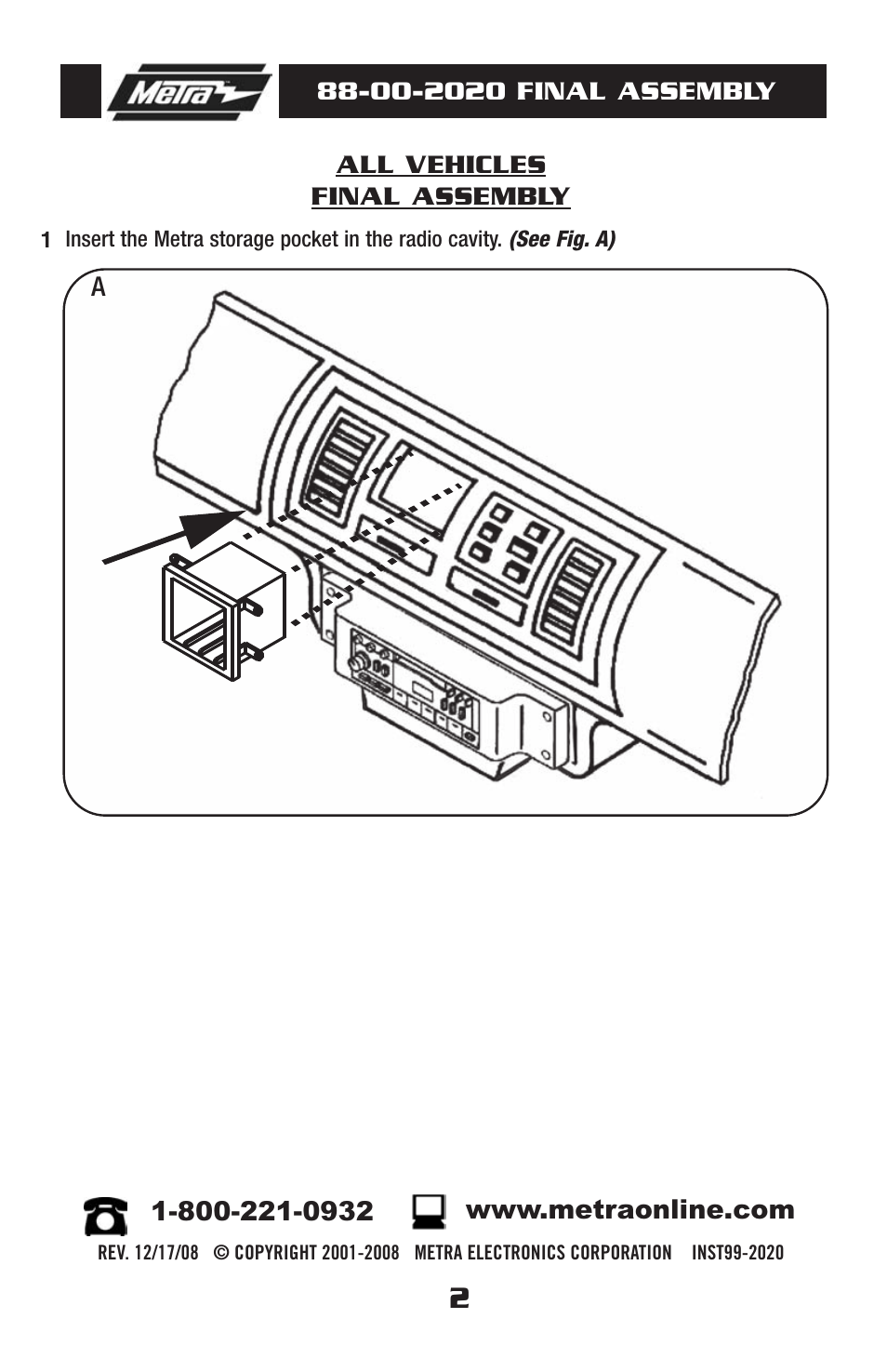 Metra Electronics 88-00-2020 User Manual | Page 4 / 4