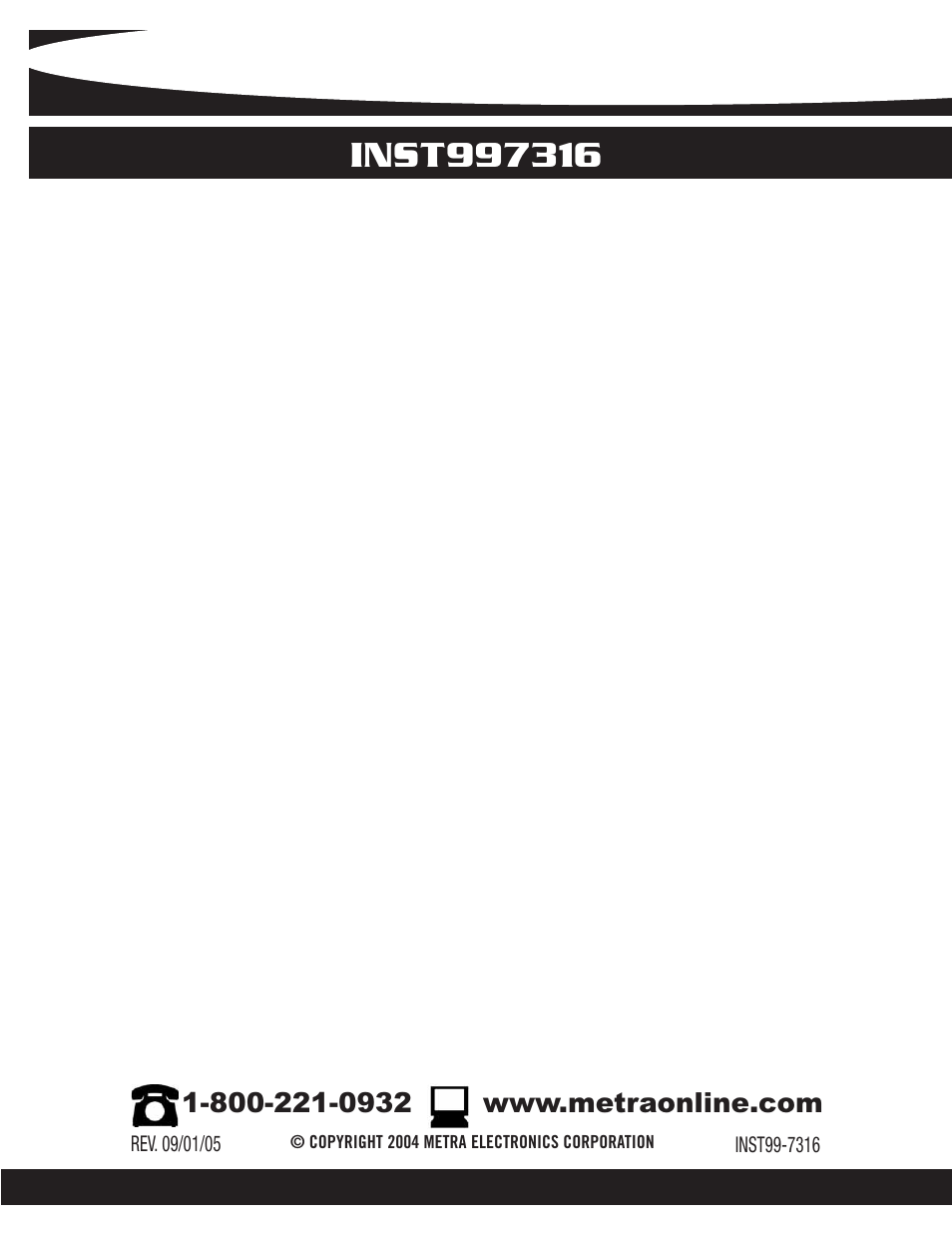 Metra Electronics 99-7316 User Manual | Page 8 / 8