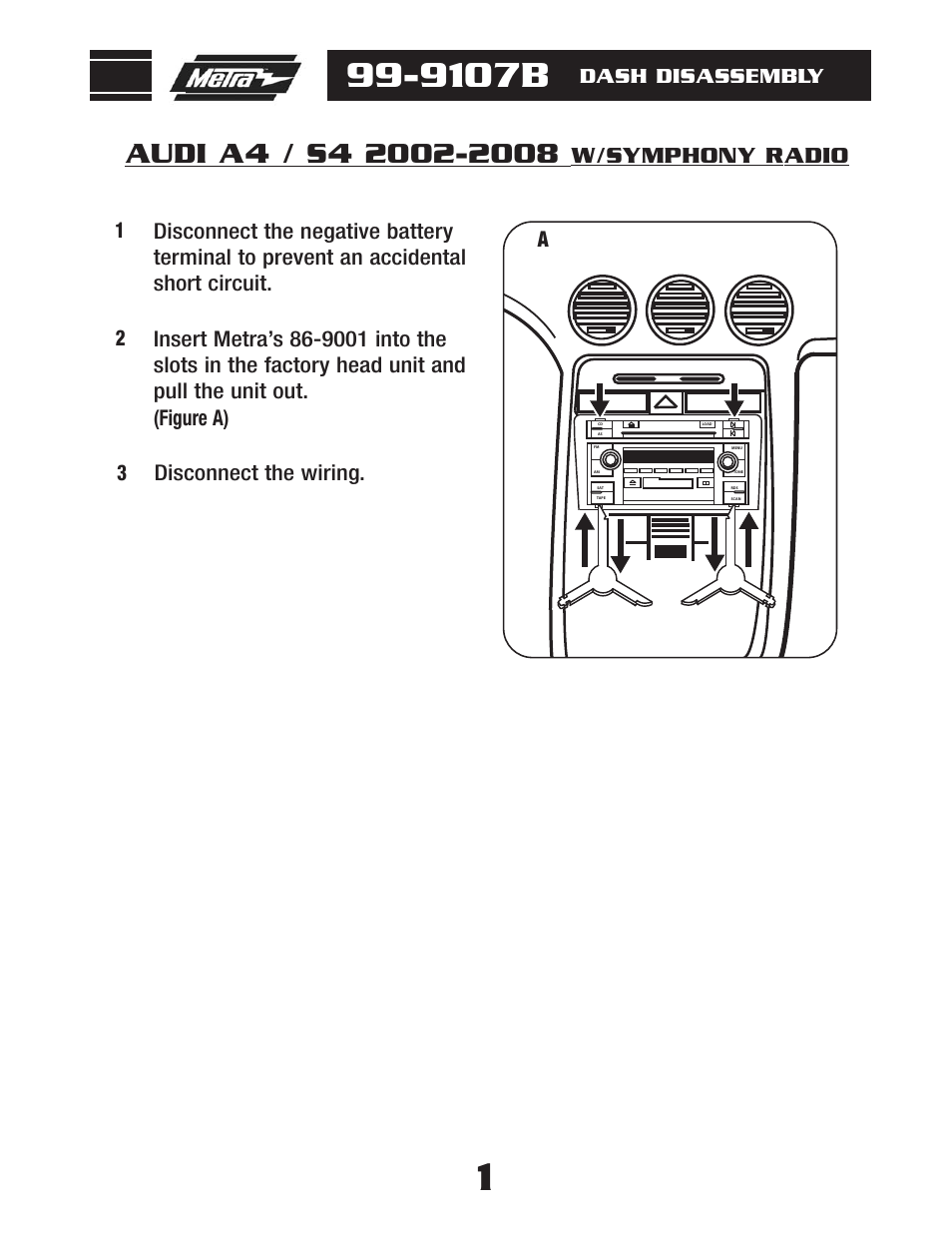 9107b, W/symphony radio | Metra Electronics 99-9107B User Manual | Page 3 / 8