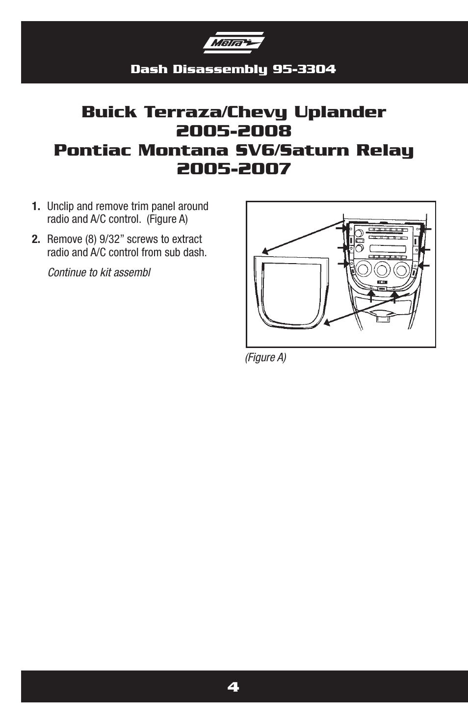 Metra Electronics 95-3304 User Manual | Page 4 / 20