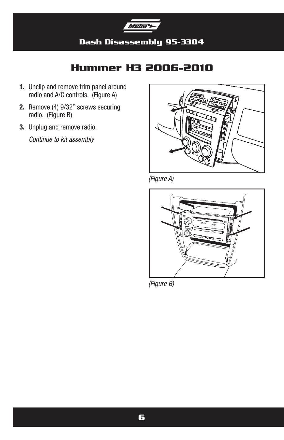 Metra Electronics 95-3304 User Manual | Page 6 / 20