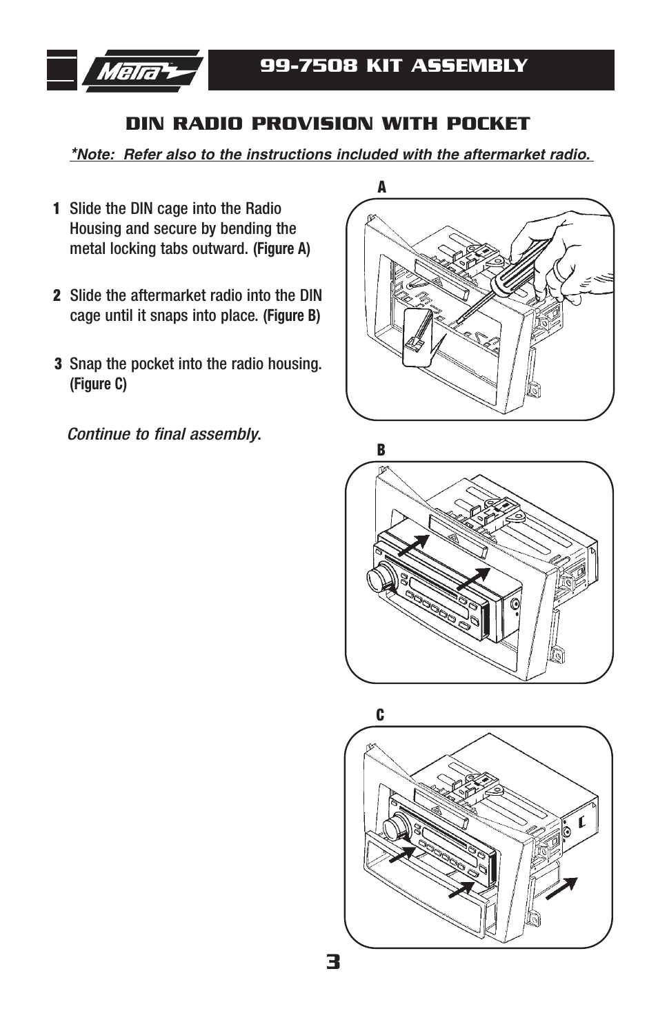 Metra Electronics MAZDA CX7 2007-09 99-7508 User Manual | Page 5 / 12