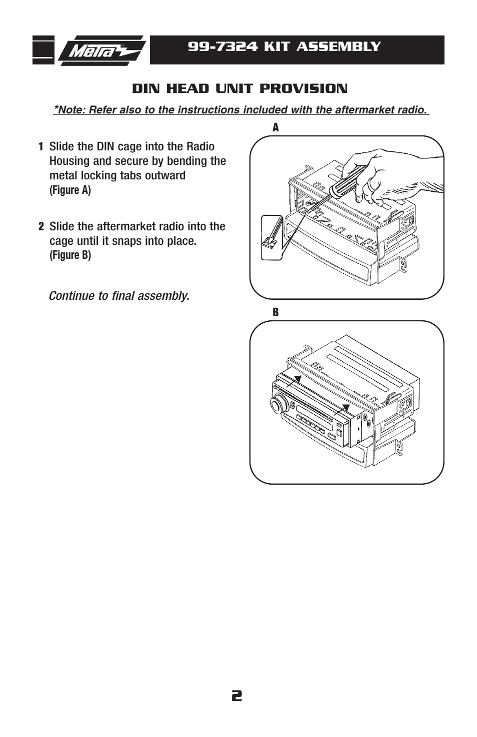 Metra Electronics KIA OPTIMA 99-7324 User Manual | Page 4 / 8