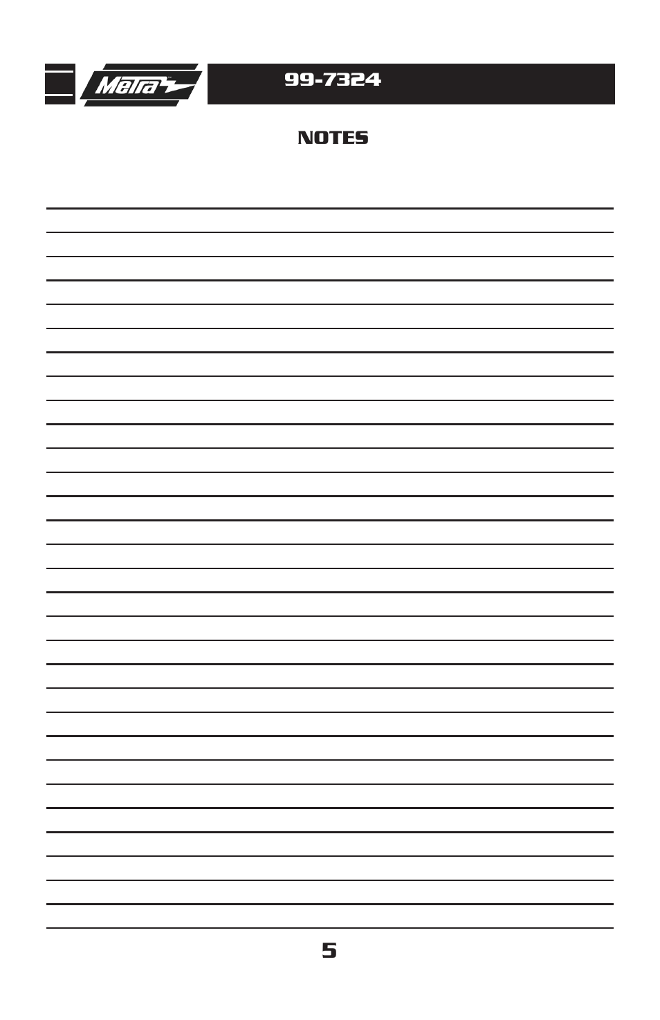 Metra Electronics KIA OPTIMA 99-7324 User Manual | Page 7 / 8