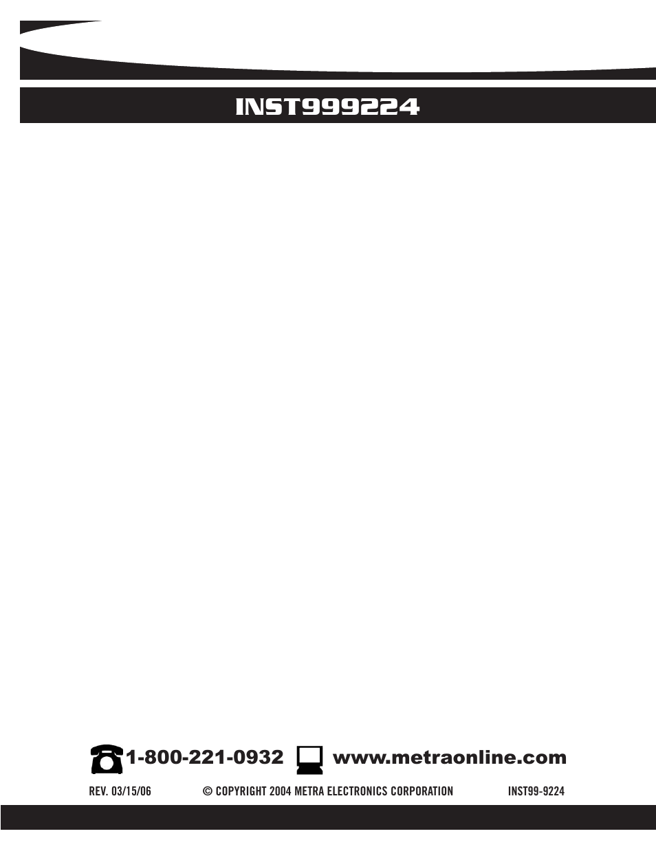 Metra Electronics 99-9224 User Manual | Page 8 / 8