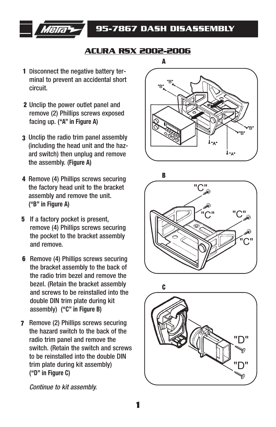 Metra Electronics 95-7867 User Manual | Page 3 / 8