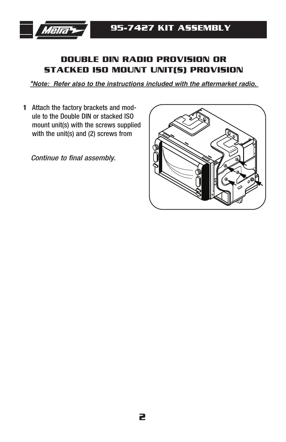 Metra Electronics 95-7427G User Manual | Page 4 / 8