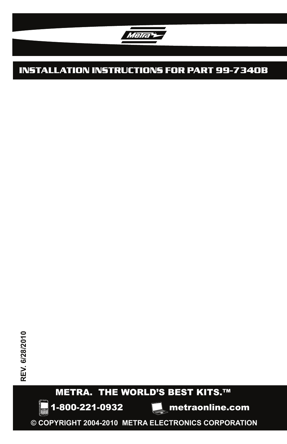 Metra Electronics 99-7340B User Manual | Page 8 / 8