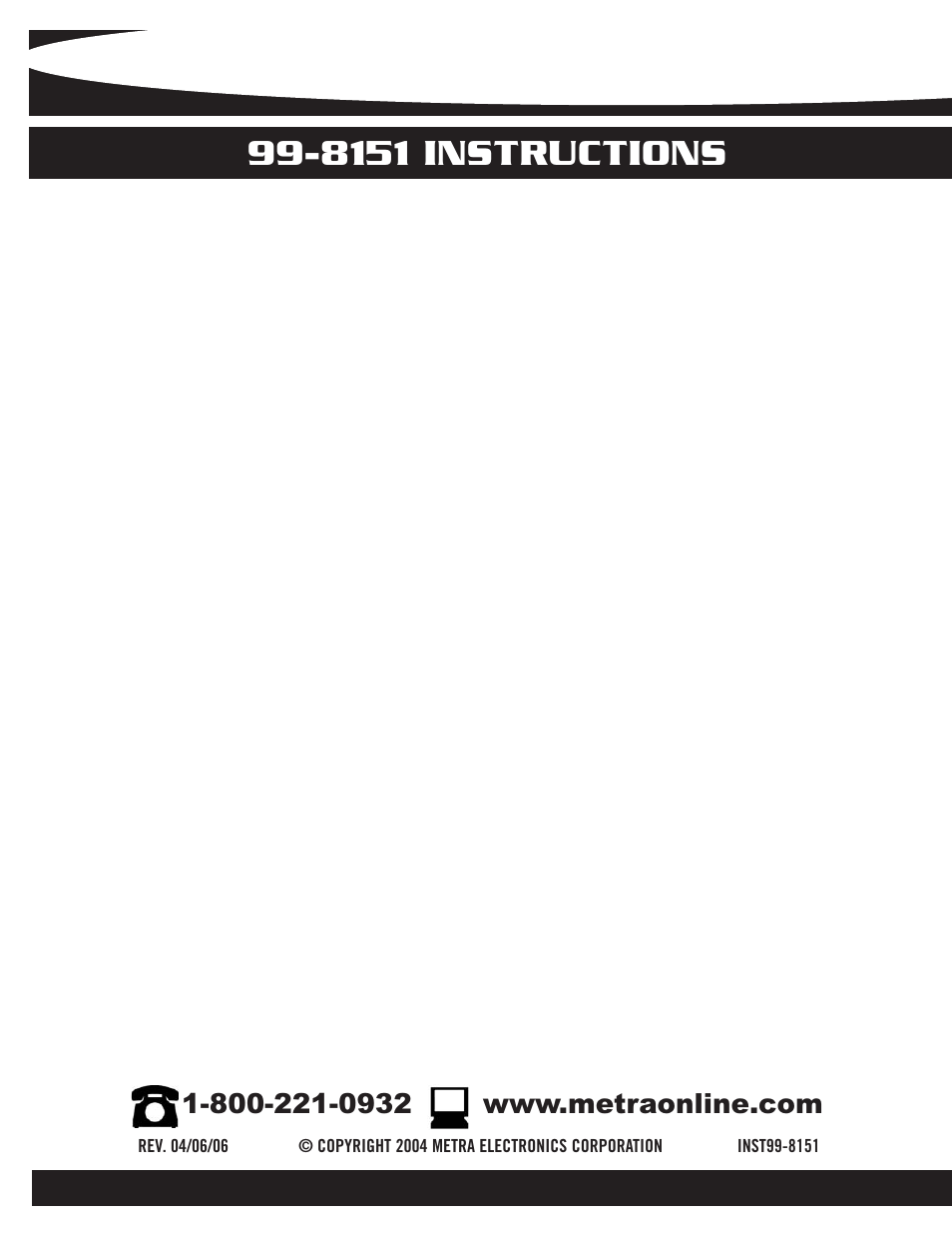 8151 instructions | Metra Electronics LEXUS 99-8151 User Manual | Page 16 / 16