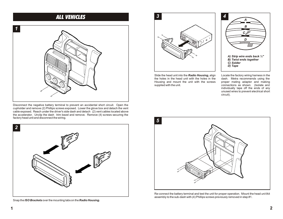 All vehicles | Metra Electronics 99-7310 User Manual | Page 2 / 2