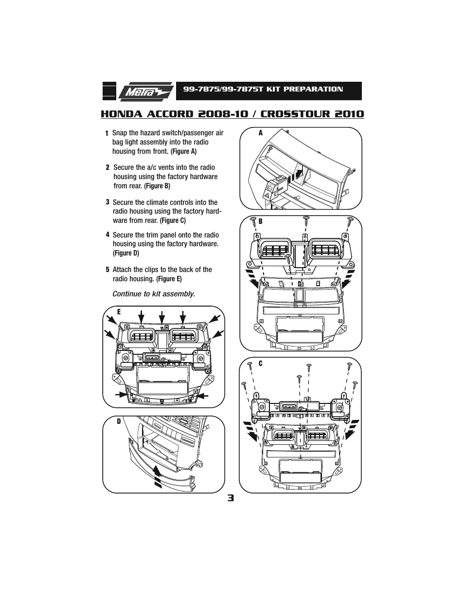 Metra Electronics 99-7875T User Manual | Page 5 / 12