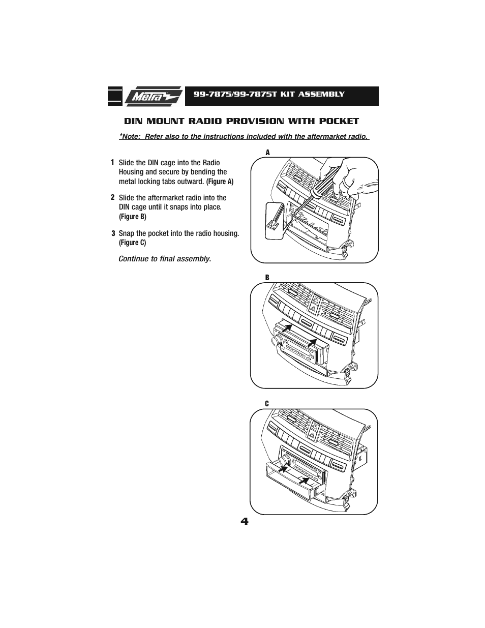 Metra Electronics 99-7875T User Manual | Page 6 / 12