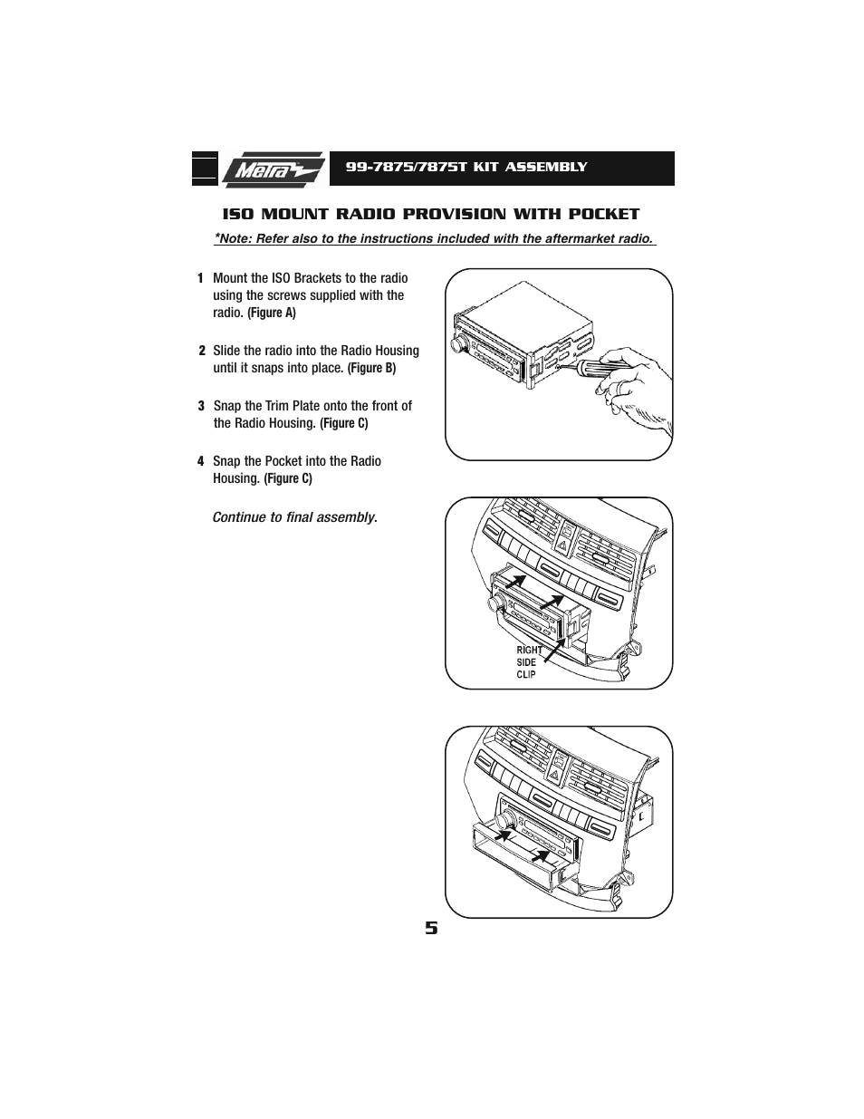 Metra Electronics 99-7875T User Manual | Page 7 / 12