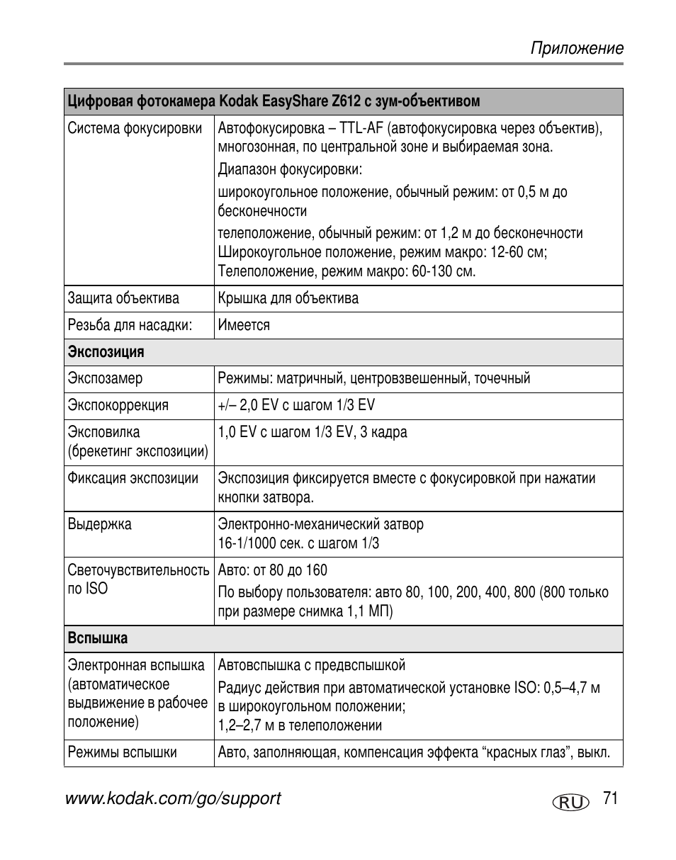 Kodak Z612 User Manual | Page 77 / 101