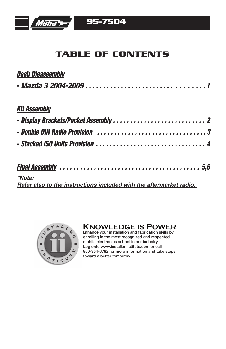 Metra Electronics 95-7504 User Manual | Page 2 / 8