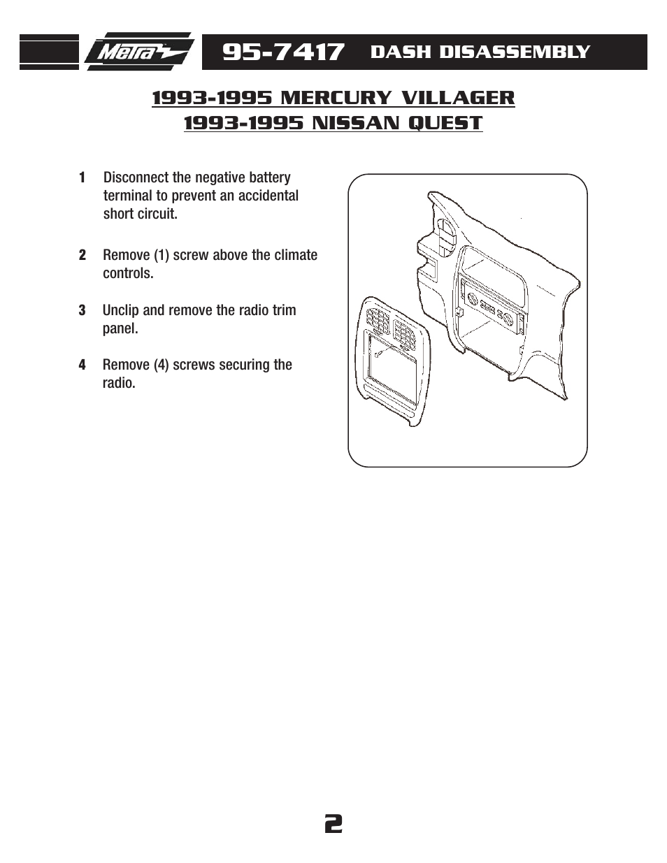 Metra Electronics 95-7417 User Manual | Page 4 / 20