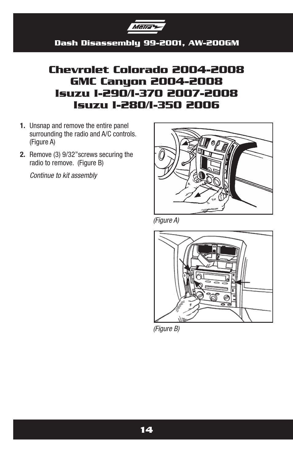 Metra Electronics AW-200GM User Manual | Page 14 / 36