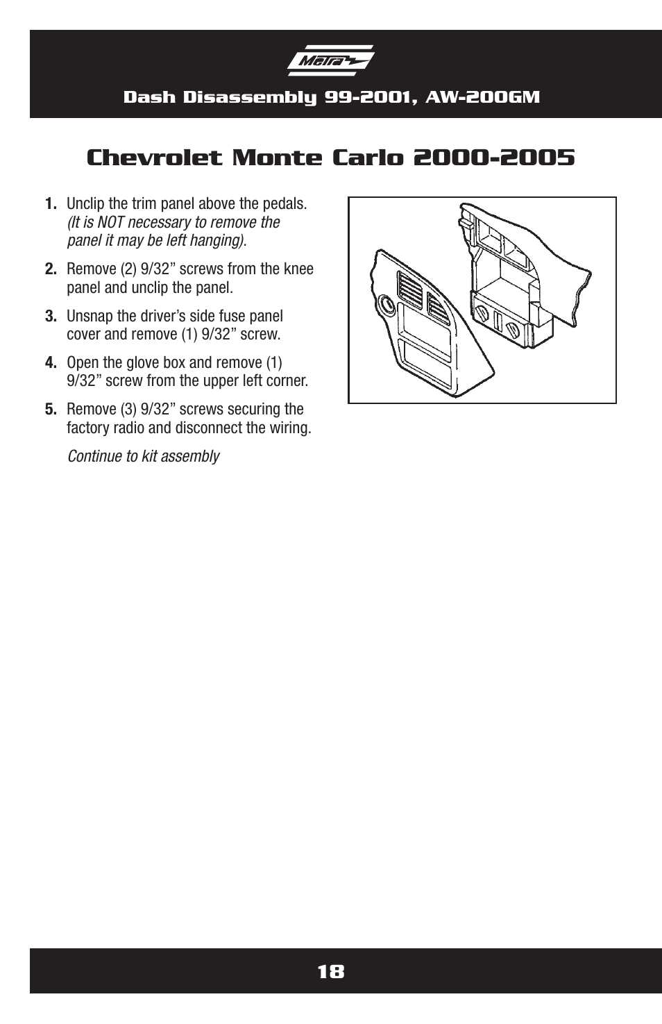 Metra Electronics AW-200GM User Manual | Page 18 / 36