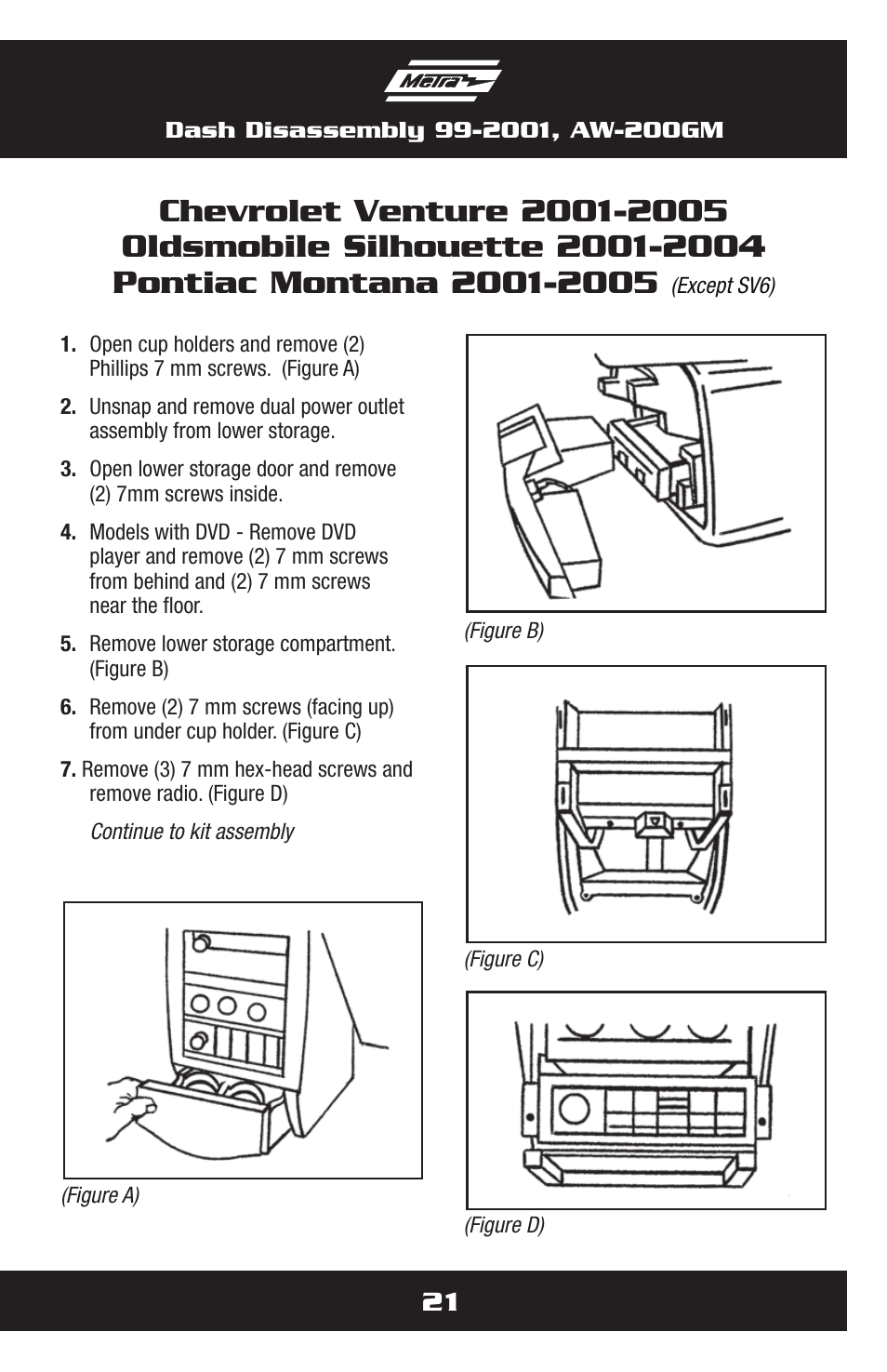 Metra Electronics AW-200GM User Manual | Page 21 / 36