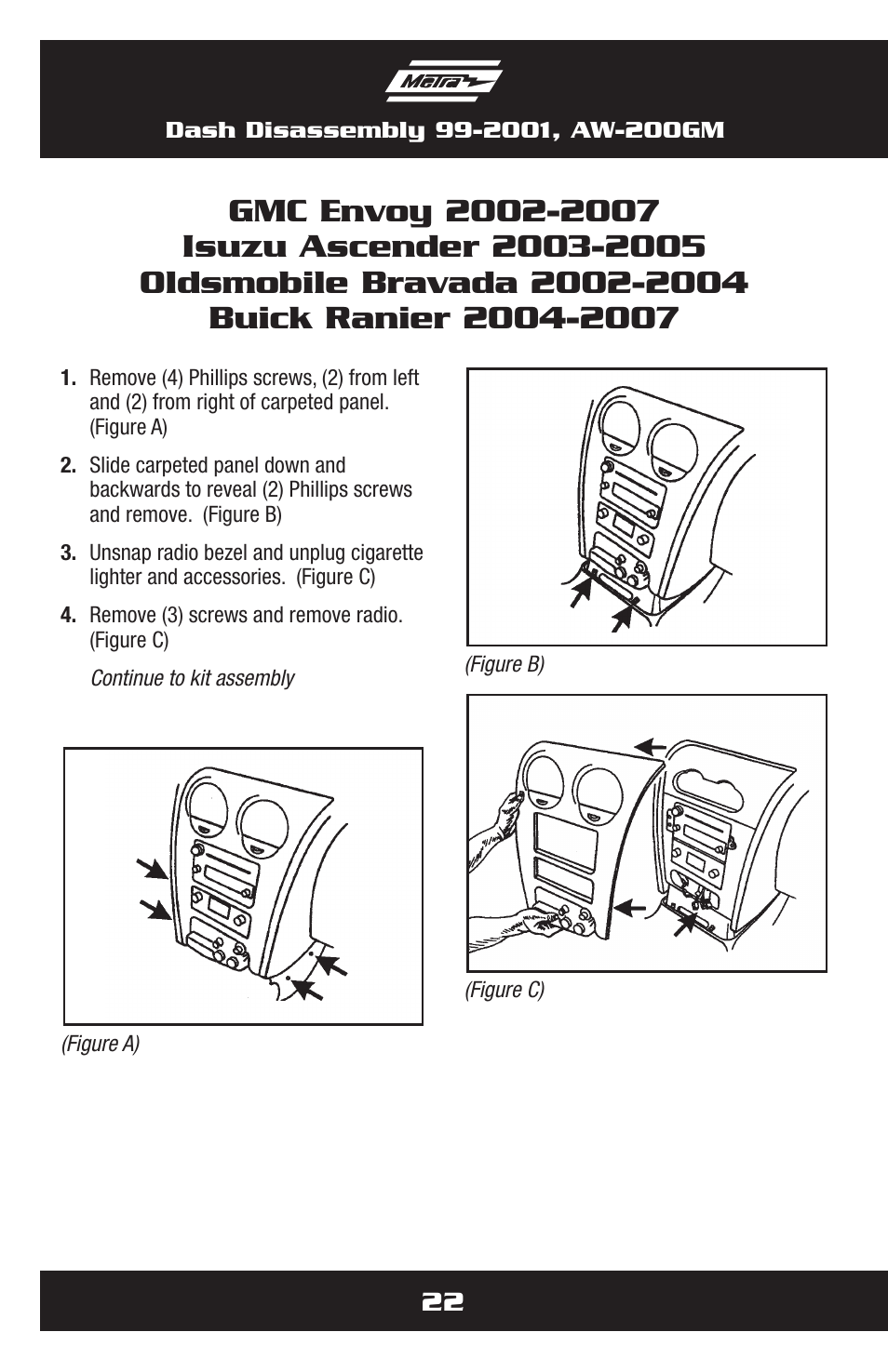 Metra Electronics AW-200GM User Manual | Page 22 / 36